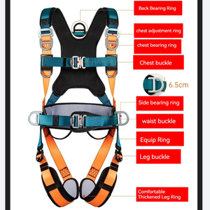 <span class=keywords><strong>CE</strong></span> bersertifikat konstruksi industri Harness keselamatan kekuatan tinggi poliester jatuh perlindungan untuk pekerja penyelamatan tali memanjat - Product Image 5