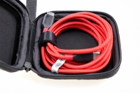 Étui de transport rigide en EVA de luxe personnalisé, petite taille, portable, double face, étanche, avec fermeture à glissière