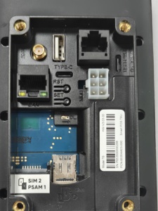 Terminal de pago EMV PCI POS Lectores de tarjetas NFC Chip IC Conectividad <span class=keywords><strong>Bluetooth</strong></span> y USB Pago móvil MPOS para Estación automática - Product Image 2