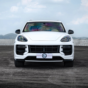 สำหรับ Porsche <span class=keywords><strong>Cayenne</strong></span> 2011 2012 2013 2014 958.1 รุ่นเก่าเป็นรุ่นใหม่ 9Y0.2 Turbo GT กันชนหน้าและแผงประตู <span class=keywords><strong>GTS</strong></span> สเกิร์ตข้าง ดิฟฟิวเซอร์หลัง - Product Image 1