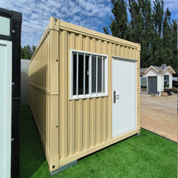 Maison conteneur modulaire contemporaine en panneaux sandwich d'acier, respirante et pliable, pour hôtels, centres commerciaux, bureaux et villas