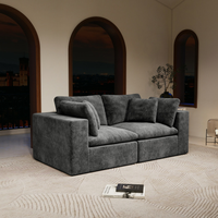 Modulares Zeitgenössisches Stoffsofa-Set mit Modernem Design für Wohnzimmer Schlafzimmer Hotels Bürogebäude