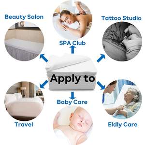 لفافات ورقية للاستعمال مرة واحدة على أريكة الفحص لاستخدام المستشفيات ملاءة سرير الجراحة لفافات ورقية لسرير الفحص - Product Image 6