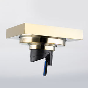 ท่อระบายน้ำในห้องน้ำแบบซ่อน ฝาปิดทองเหลืองป้องกันการอุดตัน ระบายน้ำเสียจากฝักบัวได้อย่างรวดเร็ว - Product Image 5