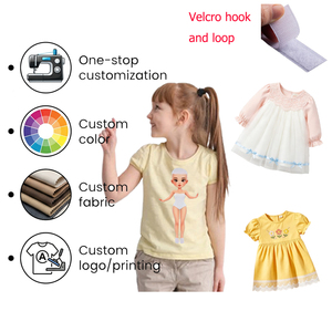 เสื้อยืดเด็กผู้หญิงลายพัฟแขนสั้น คอตตอนหวี 100% <span class=keywords><strong>ราคา</strong></span>โรงงาน ปี 2026 - Product Image 1