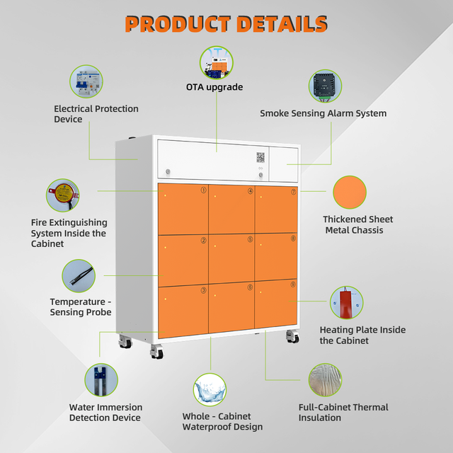 Efficient High Power EV Battery Swap Stations Multiple Compartments Lithium Battery 485 Communication Smart Battery Exchange