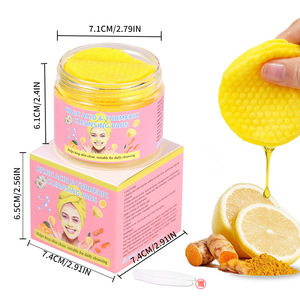 Dischetti Detergenti alla Curcuma con Acido Kojico, 50 Pezzi per Macchie Scure, Schiarenti ed Esfolianti - Product Image 1