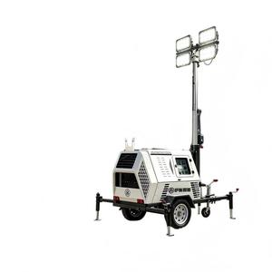 Système de tour d'éclairage mobile à quatre roues à LED alimenté au carburant pour l'éclairage d'urgence - Product Image 2