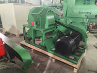 Broyeur à marteaux industriel grande capacité, concasseur de bois et machine à hacher la sciure avec moteur 380V/220V haute capacité