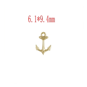 Dijes rellenos de oro GP 14KGF para cadenas de joyería permanentes, colgante de abalorio de Animal, dijes de diseño Diy para pendientes, collar - Product Image 4