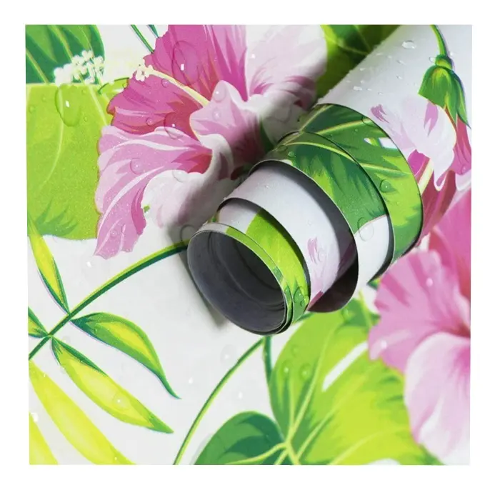 Tropical plants Self Adhesive Wallpaper floral Peel and Stick Contact Paper Waterproof wallpaper/wall coating