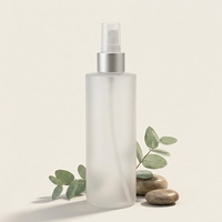 Flacon pulvérisateur en PET de 100 ml à 250 ml, de haute qualité, avec logo personnalisé, à fine brume, réutilisable, vide, pour cosmétiques
