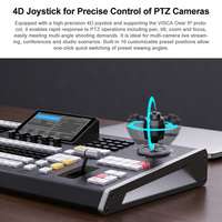 Controlador de Cámara PTZ HDKATOV KT-KD60, Panel de Control para Videoconferencias, Transmisión en Vivo y Difusión