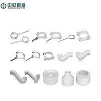 ZHONGCAI Fabricant direct, installation facile, colliers de serrage pour tuyaux en PVC-U non toxiques