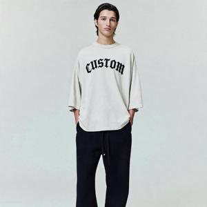 T-shirts graphiques surdimensionnés pour hommes, design personnalisé, style vintage Valley, effet usé, impression personnalisée de haute qualité - Product Image 1