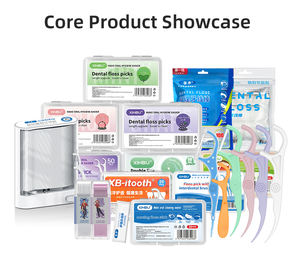 Per bambini adulti filo interdentale menta frutta inodore sapore di alta qualità sottile doppia linea singola avvolto Logo personalizzato etichetta privata - Product Image 5