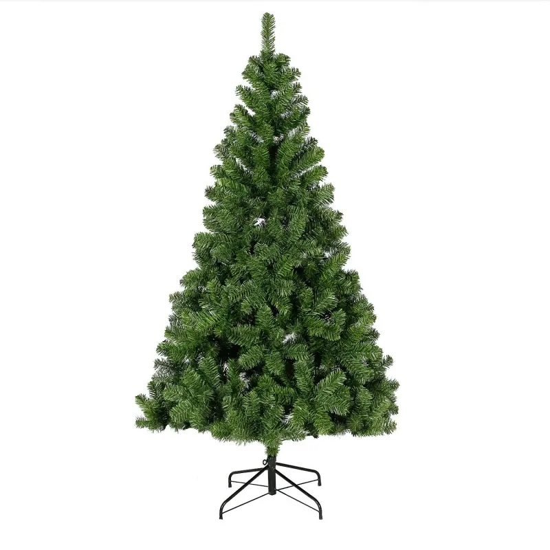 Artificial Pop Up 1.8M Decorative PVC Fire Resistant Realistic Big Christmas Tree For Party Decoration