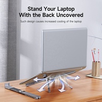 DUX DUCIS X-Shape Support pliable pour ordinateur portable pour Macbook 16 pouces Support de réglage en métal pour Macbook 13 pour Huawei