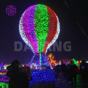 Luces LED de Navidad para exteriores IP65 con motivo 3D de globo aerostático para decoración de bodas, centros comerciales y calles - Product Image 4