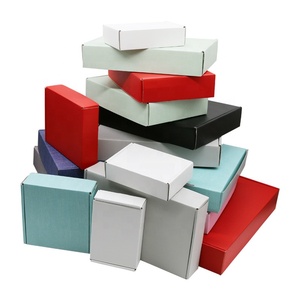 Meilleures ventes <span class=keywords><strong>2021</strong></span> - Boîte cadeau en carton ondulé solide pour avion, laminage mat, matériaux recyclés pour l'expédition de vêtements - Product Image 2