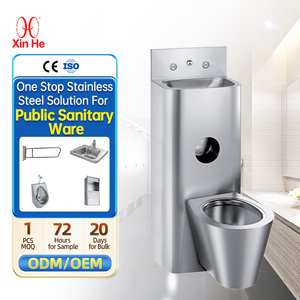 Nhà Vệ Sinh Trung Quốc Nhà Sản Xuất Nhà Tù Nhà Tù Di Động Gắn Trên Sàn Nhà Vệ Sinh Bằng Thép Không Gỉ Và Bồn Rửa - Product Image 1