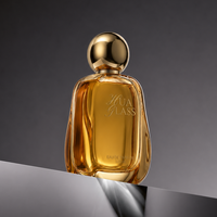 Flacon de parfum vide artistique personnalisé le plus populaire 30ml 50ml 100ml, flacon de parfum de luxe à col serti avec bouchon