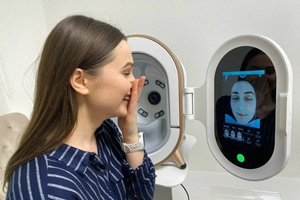 Korean <b>Skin</b> Analyzer Sensitivity <b>Machine</b> Acne Testing Mode Brown Pigment <b>Skin</b> Tone Analyzer Dermatology Use - Product Image 4