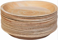 Platos Seccionados Ecológicos de Hoja de Palma Areca |   Platos de Cena Compostables y Sostenibles con Divisiones, para Comidas, Fiestas y Eventos