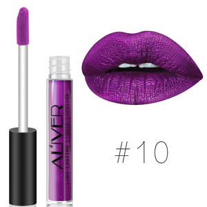 Aliver lip makeup 12 colori tazza antiaderente profumo di labbra rossetto lucidalabbra smalto per labbra lucido impermeabile - Product Image 5