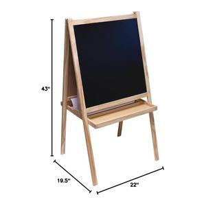 多合一儿童画架干擦板黑板儿童家具画架儿童站立式美术画架用于学习绘画和书写 - Product Image 5