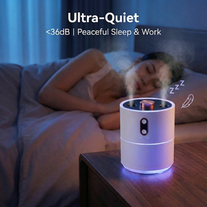 Denizanası Duman Halkası USB Masaüstü Esansiyel Yağ Aroma Difüzörü Hava Nemlendirici 450ml Kapasiteli Koku Difüzörü, Araba ve Ev Kullanımı - Product Image 3
