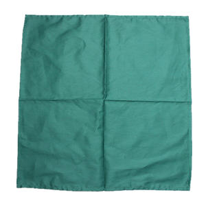 Draps de Stérilisation Chirurgicale 60/70cm Double Couche Vert Foncé en Coton, Housse de Protection pour Instruments, Accessoire à Usage Médical - Product Image 1
