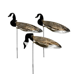 Gänse-Attrappen EVA Realistische Jagd-Windsack-Attrappen Set Stabile Bodenpfähle Antireflektierende Matte Körper 12 Stück auf Lager - Product Image 5