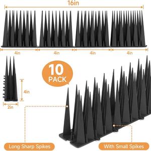 Venta al por mayor de fábrica Anti-Climb <span class=keywords><strong>Bird</strong></span> Pigeon Spikes Fence Eficaz para el hogar Jardín Techo Balcón Control de plagas de insectos - Product Image 2