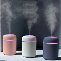 Humidificateur d'air ultrasonique diffuseur d'huile essentielle d'arôme 300ml USB brumisateur frais aromathérapie avec lampe led colorée maison voiture