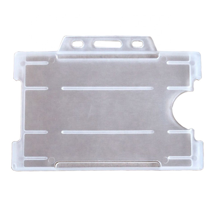 Горизонтальный пластиковый держатель для карточки сотрудника