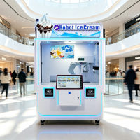 Robot distributeur de café commercial sans personnel, bras robotique à 6 axes, armoire métallique, paiement par carte de crédit, SDK pris en charge