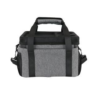 Sac isotherme portable en PVC souple, personnalisé par l'usine, réutilisable, thermique, imperméable, durable, pour pique-nique en extérieur, avec bandoulière - Product Image 5