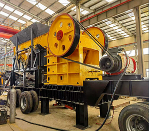<span class=keywords><strong>Trituradora</strong></span> de Mandíbulas Móvil de Alto Rendimiento para Concreto PE600x900, Máquina Portátil para Triturar Piedra y Roca - Product Image 1