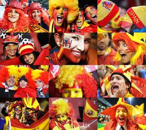 Peluca Afro Sintética para Aficionados a la Selección Española EK 2024, Estilo Rizado y Divertido, Hecha en China - Product Image 6