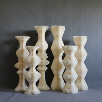 Soporte Plegable de Papel Redondo con Diseño de Columna Romana para Exhibición de Ventanas, Escenarios de Fiesta, Mesas de Postres de Boda, Soporte para Pasteles y Exhibición de Eventos