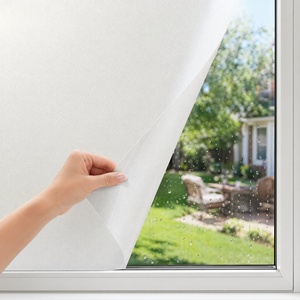 Films <span class=keywords><strong>de</strong></span> confidentialité opaques pour salle <span class=keywords><strong>de</strong></span> bain, autocollants statiques en PVC givré blanc mat pour la décoration des portes et fenêtres en verre <span class=keywords><strong>de</strong></span> maison et <span class=keywords><strong>de</strong></span> bureau - Product Image 1