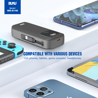 Batterie externe portable 10000 mAh avec câble Type C de 55 cm, PD22.5W, 20000 mAh, noire, petite, avec affichage numérique
