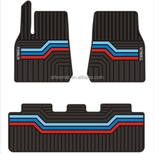 Tapis de voiture universels 3D en caoutchouc de luxe, sur mesure pour Tesla Vellfire, protection toutes saisons - Product Image 1
