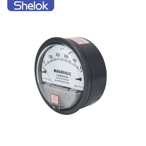 Manomètre différentiel Shelok air 4" de diamètre, conception magnétique sans friction - Product Image 4