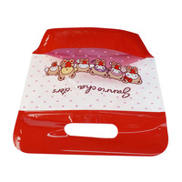 Sacs en plastique avec poignées pour imprimante LT Custom Printer refermable Matte Zip Lock Transparent Flat Bottom Clear Frosted Zipper Sachets en plastique avec poignées