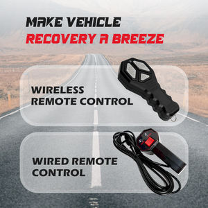 Ambull Factory <span class=keywords><strong>4X4</strong></span> tout-terrain 13500 LBS <span class=keywords><strong>Treuil</strong></span> de remorque <span class=keywords><strong>Treuil</strong></span> électrique ATV Corde synthétique avec télécommande pour voiture - Product Image 4