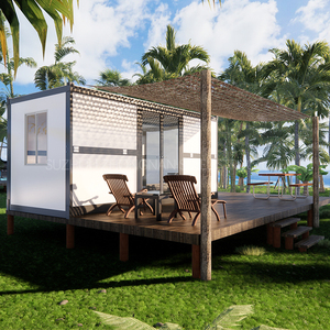 Maison préfabriquée compacte de 20 pieds, conteneur pliable portable, maison préfabriquée pliable avec kit de salle de bain - Product Image 4