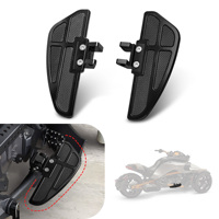 Repose-pieds larges en aluminium noir avec caoutchouc antidérapant pour Can-Am Spyder F3 / F3-S / F3-T (2015-2025)
