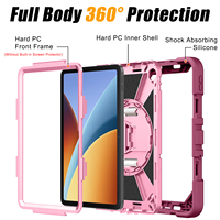 Étui et coque robustes pour tablette Redmi Pad 2 9,7 pouces avec béquille intégrée, sangle de main rotative et bandoulière
